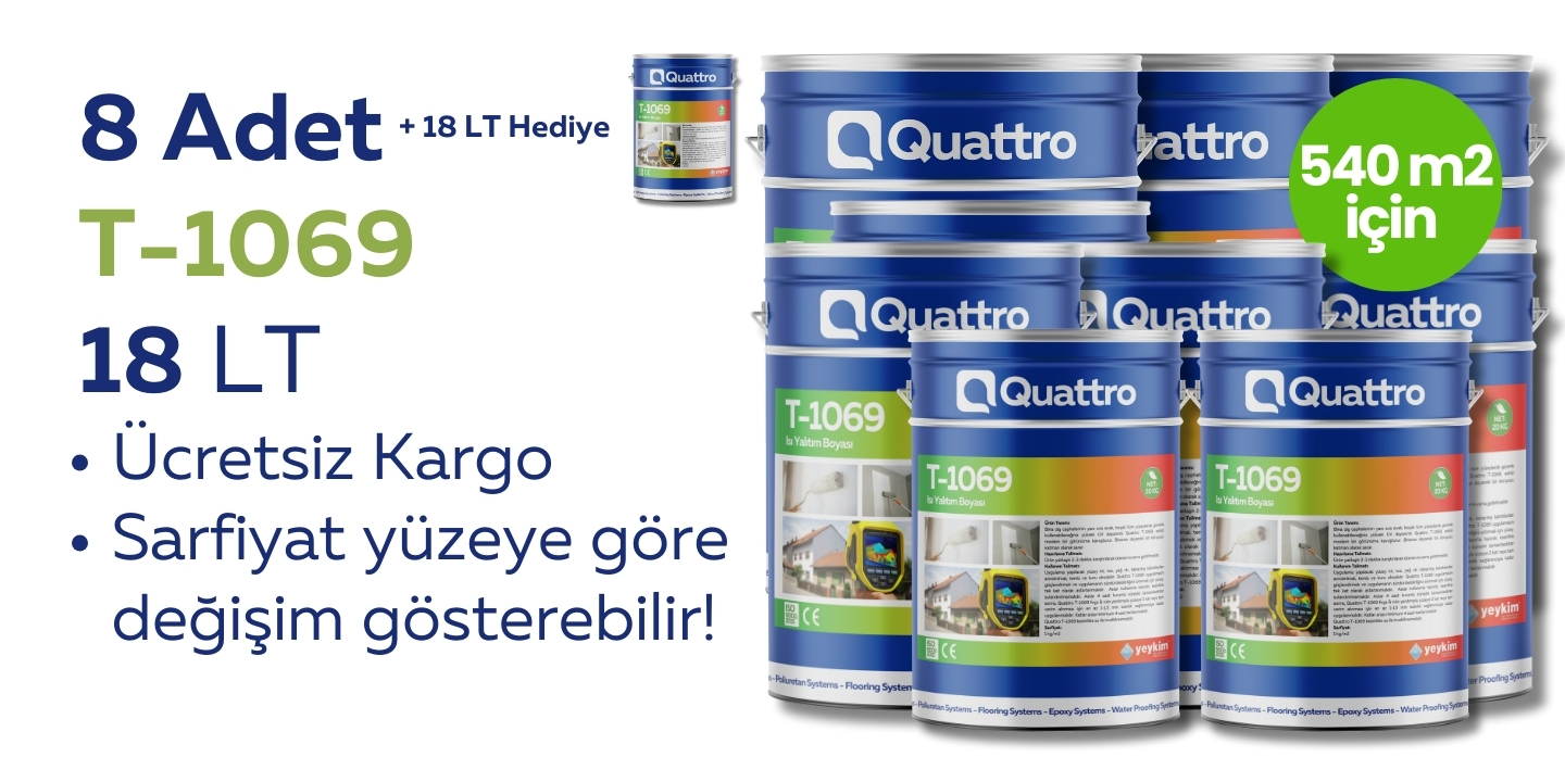 8 Adet 18 Litre Termal Boya + 18 Litre Hediye