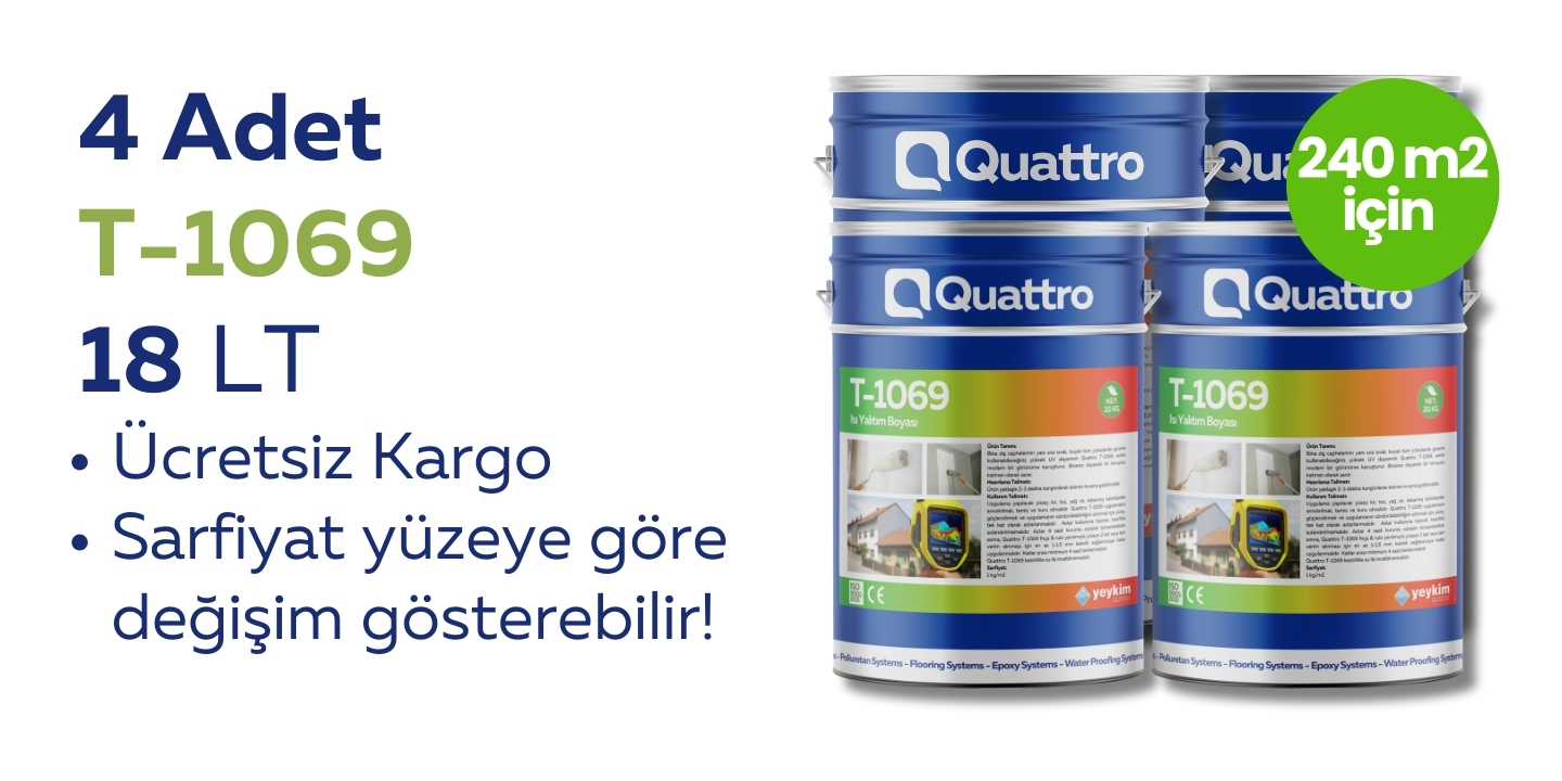 4 Adet 18 Litre Termal Boya	