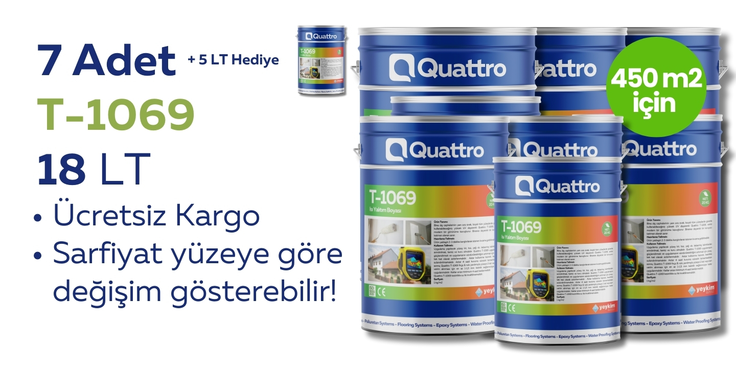 7 Adet 18 Litre Termal Boya + 5 Litre Hediye